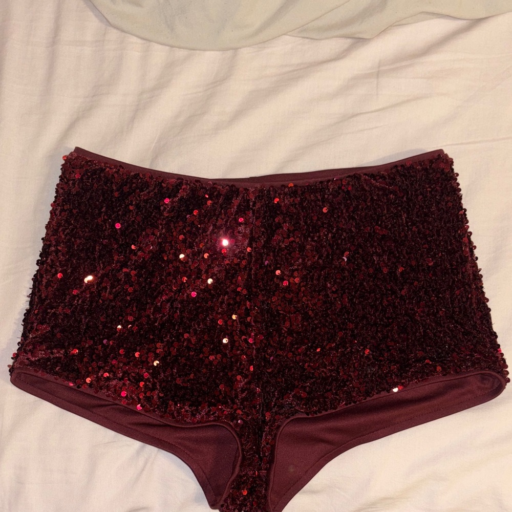 Wild Fable Burgundy Sequin Panties